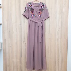 ASOS | Dresses | Asos Black And Brown Floral Maxi Dress
